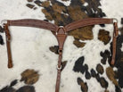 Leather Tapered Breast Collar - Henderson's Western Store