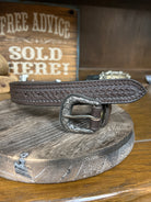 Leather Basketweave Belt - Henderson's Western Store