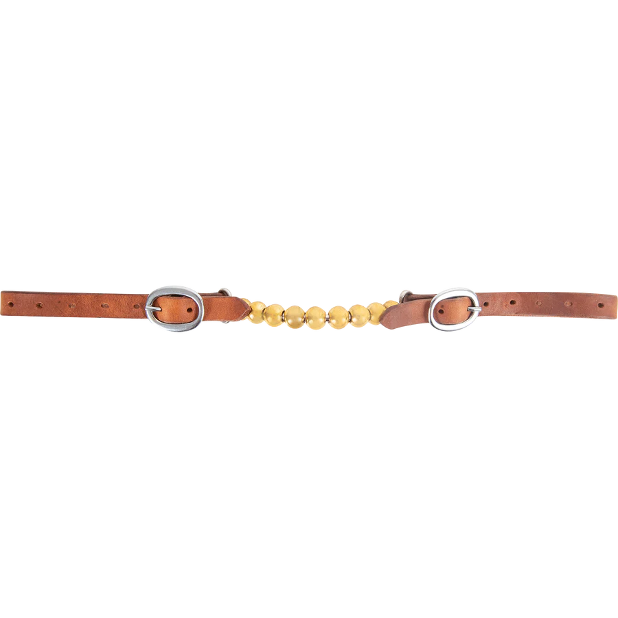 Brass Ball Curb Strap - Henderson's Western Store