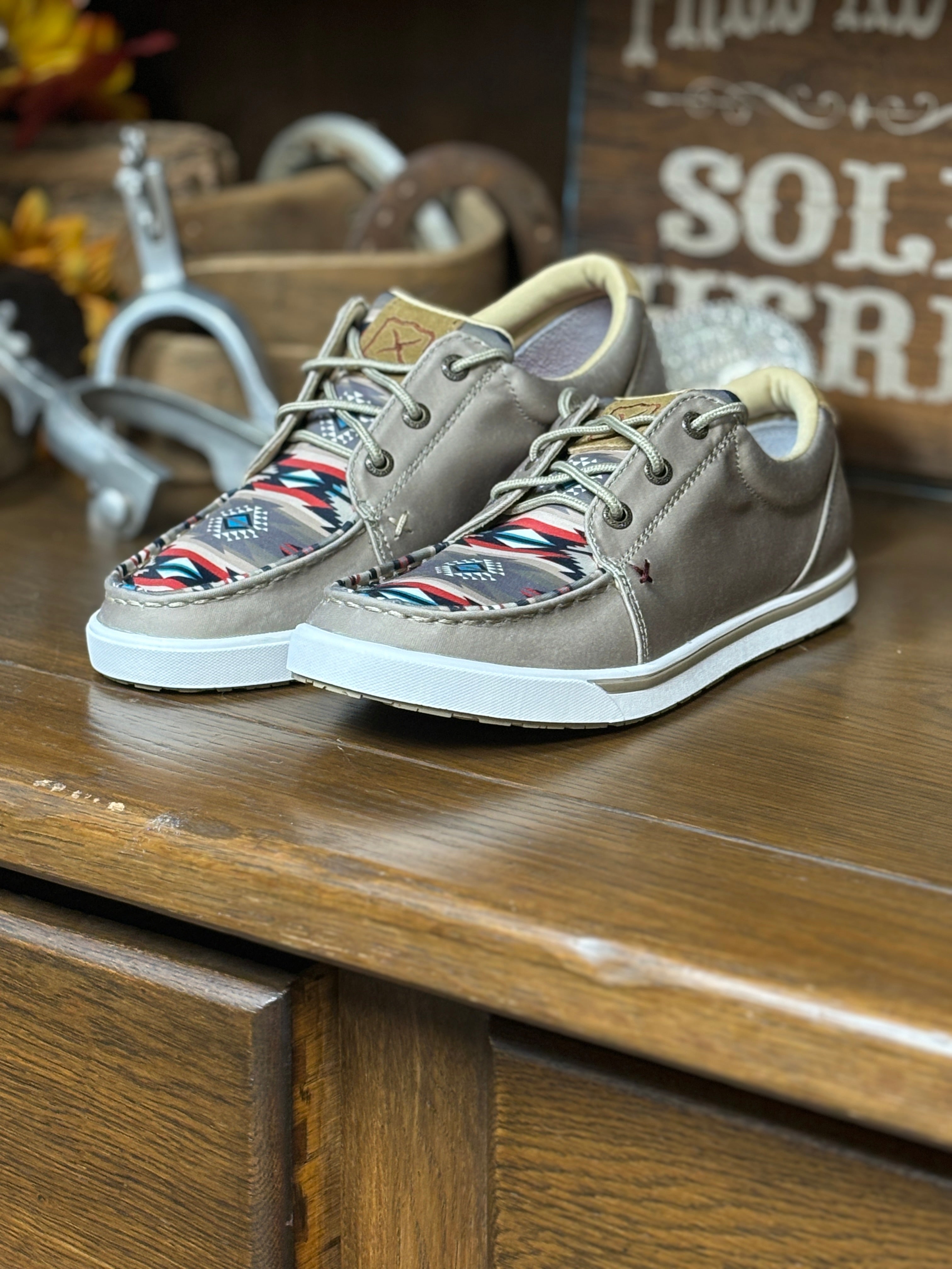 Ladies Twisted X Kicks ~ Sage Aztec - Henderson's Western Store