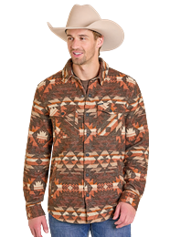 Aztec Jacquard Shacket by Rock & Roll - Henderson's Western Store