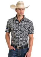 Men's Aztex TekWestern Snap ~ Charcoal - Henderson's Western Store