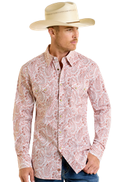 Paisley Print by Rock & Roll ~ Cream - Henderson's Western Store