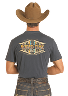 Dale Brisby Dale Rodeo Time Tee ~ Navy - Henderson's Western Store