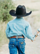 Boy's Cowboy Cut® Western Shirt by Wrangler - Henderson's Western Store