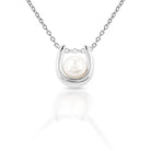 Kelly Herd Pearl Horseshoe Brass Necklace - Henderson's Western Store