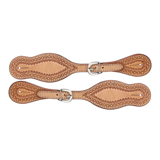 Leather Dotwork Spur Strap - Henderson's Western Store