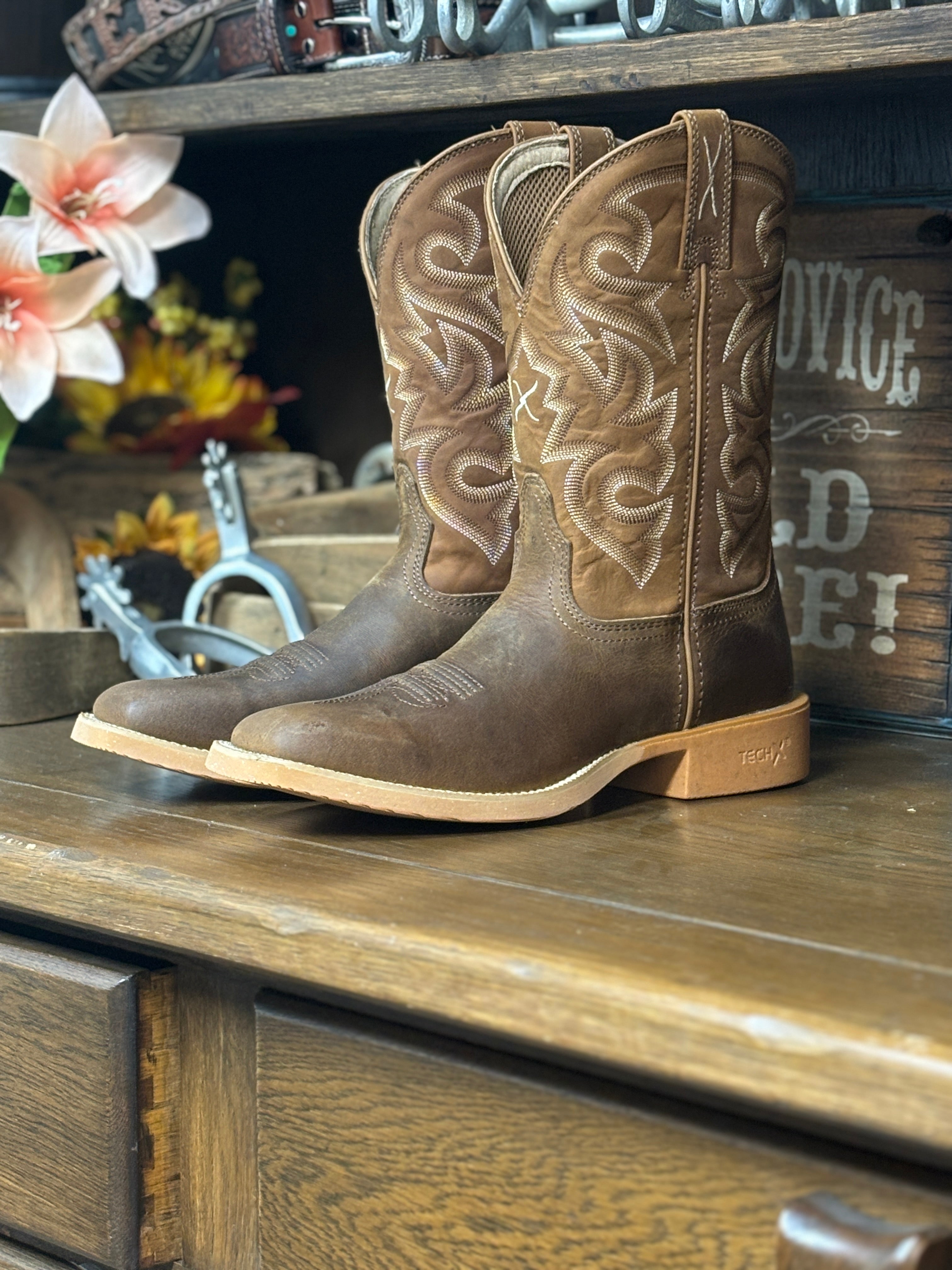 Tech X Boot by Twisted X ~ Orange | Henderson's Western Store