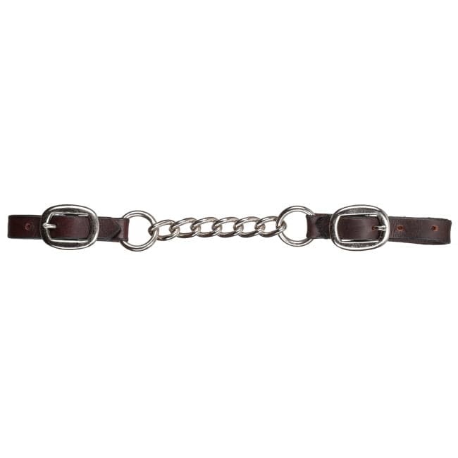 Leather Curb Chain - Henderson's Western Store