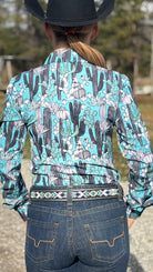 RHC Easy Care Show Shirt ~ Cactus Print - Henderson's Western Store