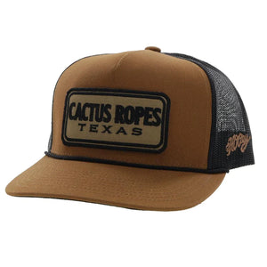 Load image into Gallery viewer, Cactus Rose Cap ~ Tan/Black - Henderson&#39;s Western Store