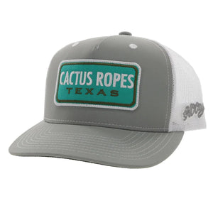 Load image into Gallery viewer, Cactus Rose Cap ~ Grey/White - Henderson&#39;s Western Store