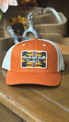 Rock & Roll Trucker Cap ~ Orange - Henderson's Western Store
