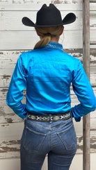 RHC Bling Sateen ~ Malibu Blue - Henderson's Western Store