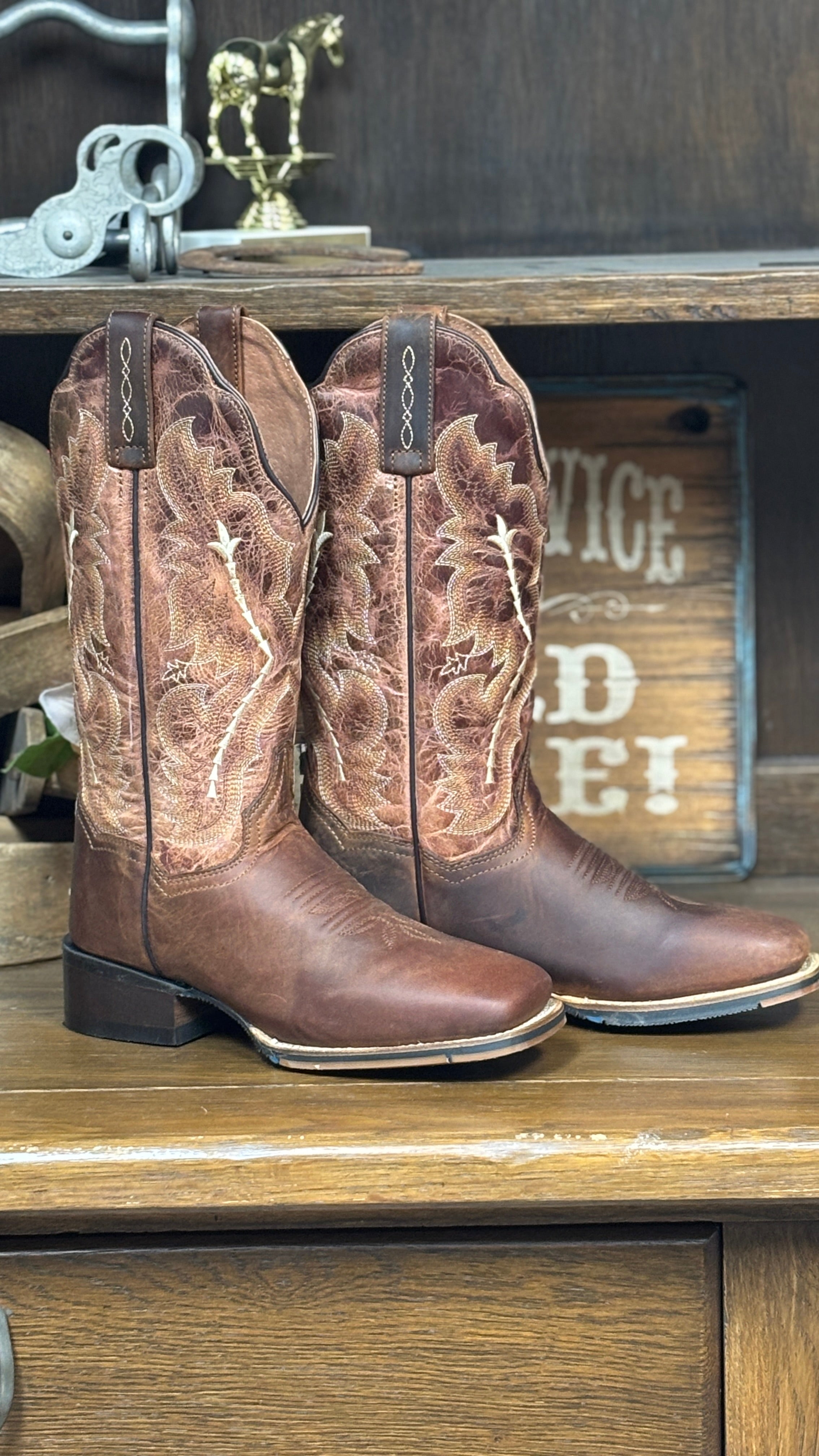 Heidi Leather Boots by Dan Post - Henderson's Western Store