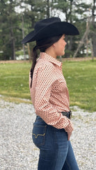 Ladies Cinch Arenaflex ~ Peach - Henderson's Western Store