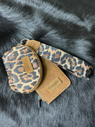 Wrangler Leopard Print Dual Pouch Wristlet ~ Brown - Henderson's Western Store