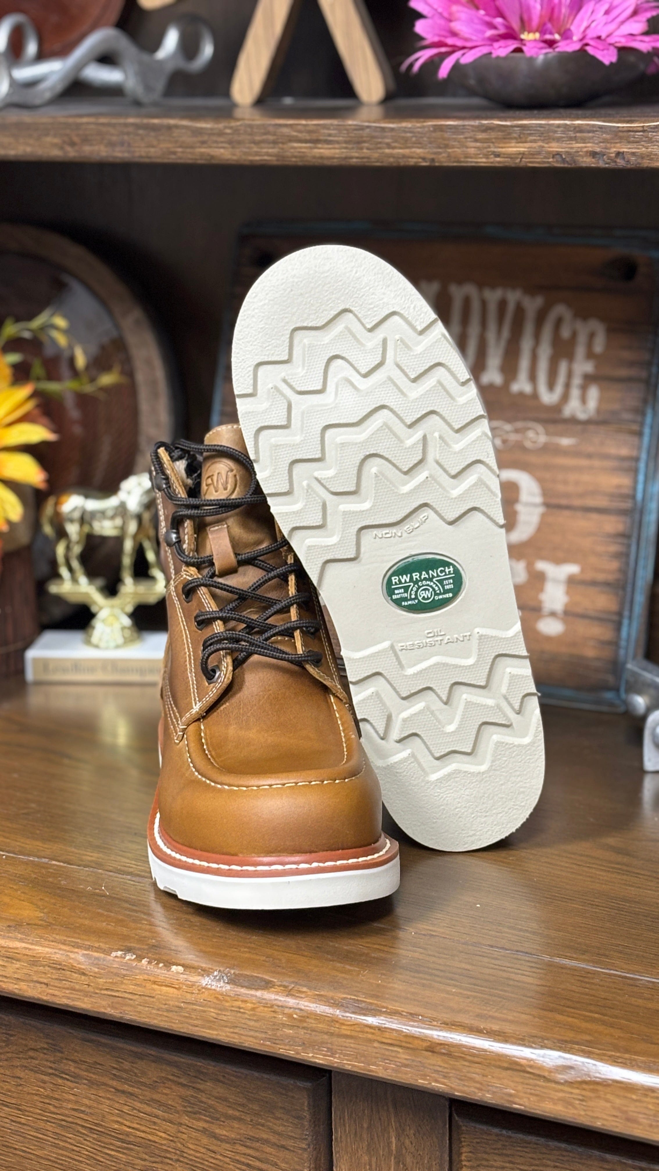R. Watson Tan Renegade Cowhide Lacer - Henderson's Western Store