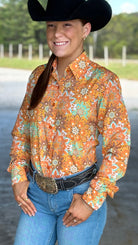 RHC Easy Care Show Shirt ~ Orange - Henderson's Western Store