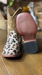 Girl's Glitter Leopard Boots by Roper - Henderson's Western Store