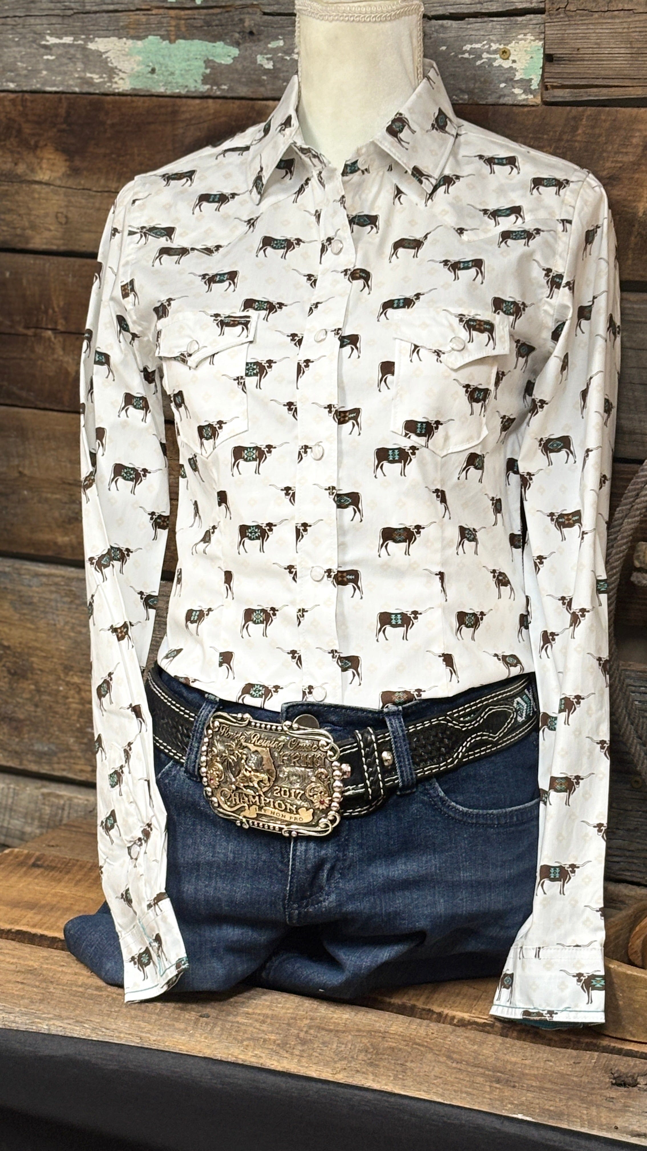 Rough Stock For Her - Steer Print - Henderson's Western Store