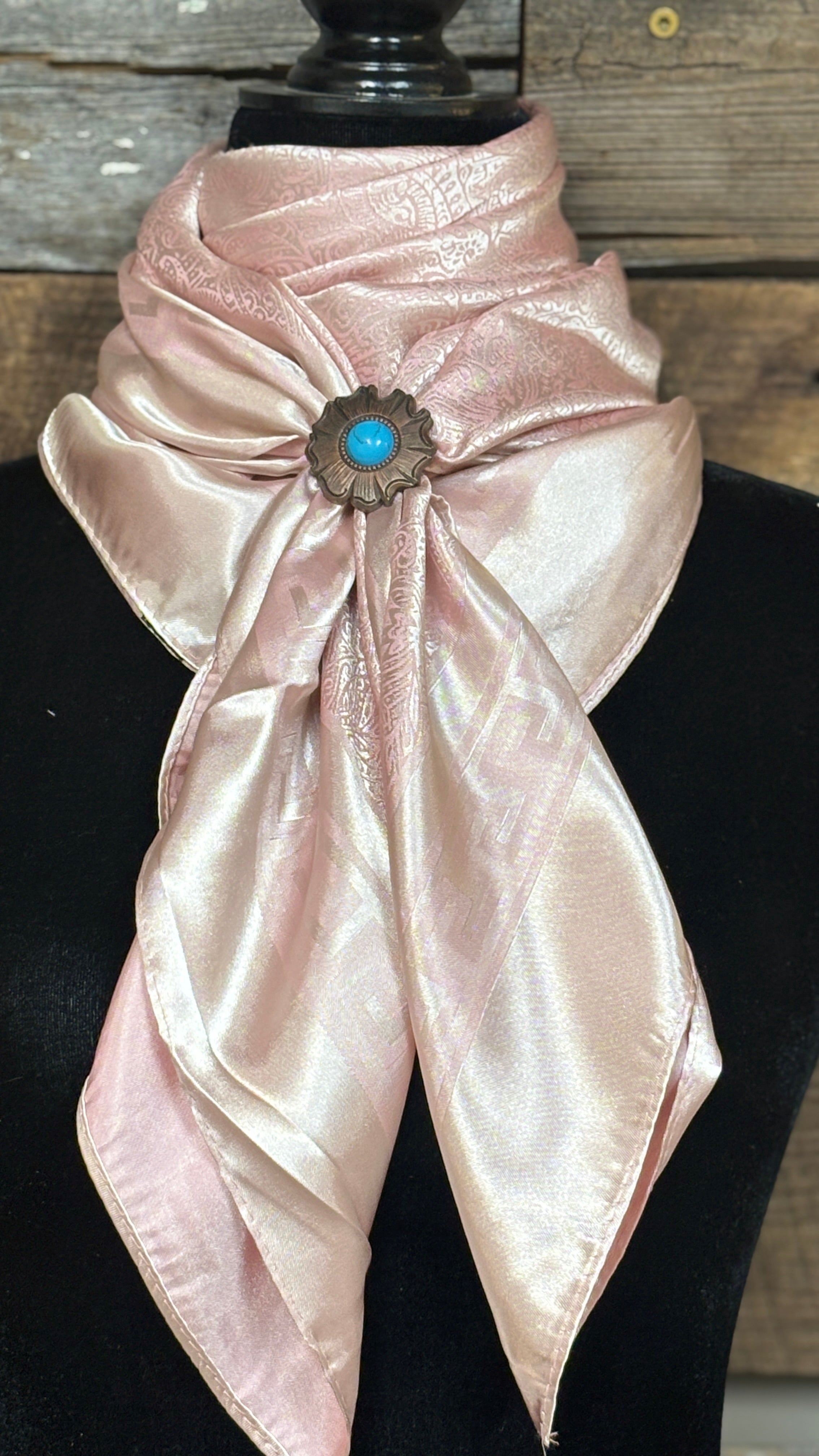 Rodeo Drive Wild Rags/Scarf ~ Jacquard Blush - Henderson's Western Store