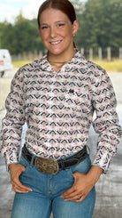Ladies Cinch Arenaflex ~ Southwest Print - Henderson's Western Store