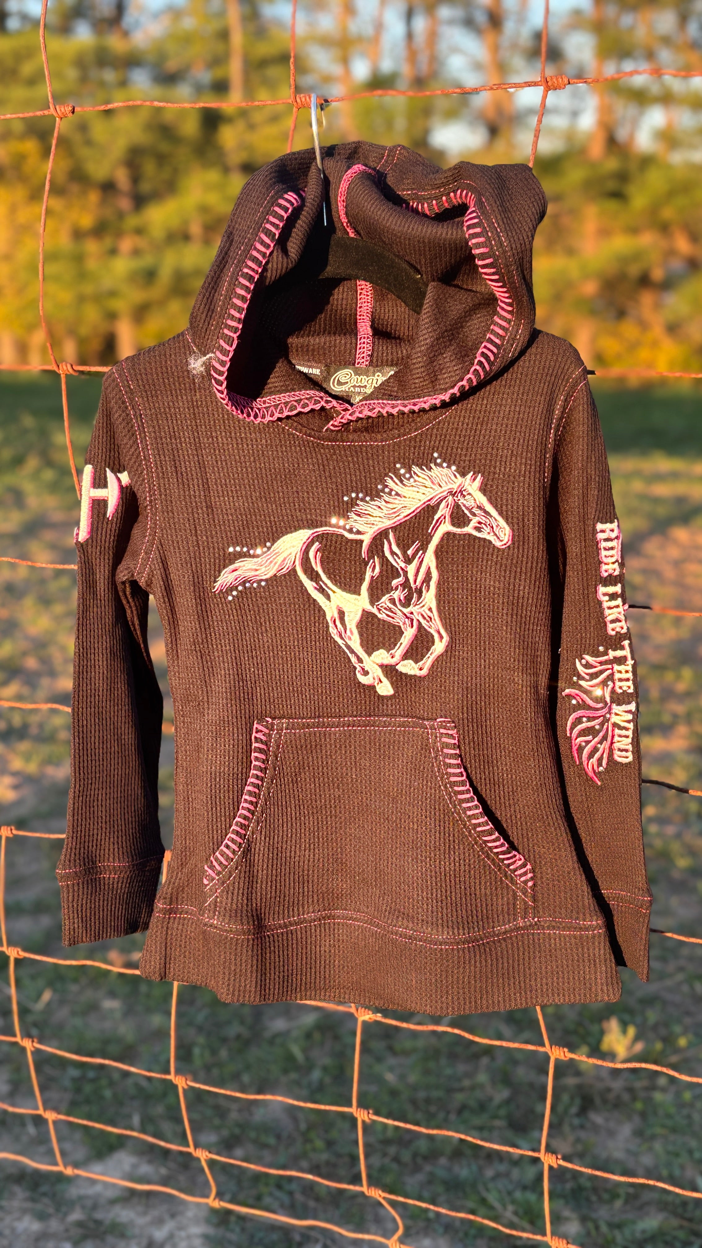 Cowgirl Hardware Thermal Hoodie - Henderson's Western Store