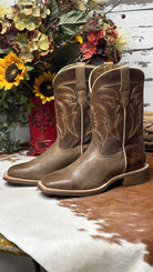 Men’s Cowhide Wide Square Boots - Henderson's Western Store