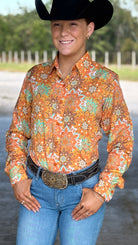 RHC Easy Care Show Shirt ~ Orange - Henderson's Western Store