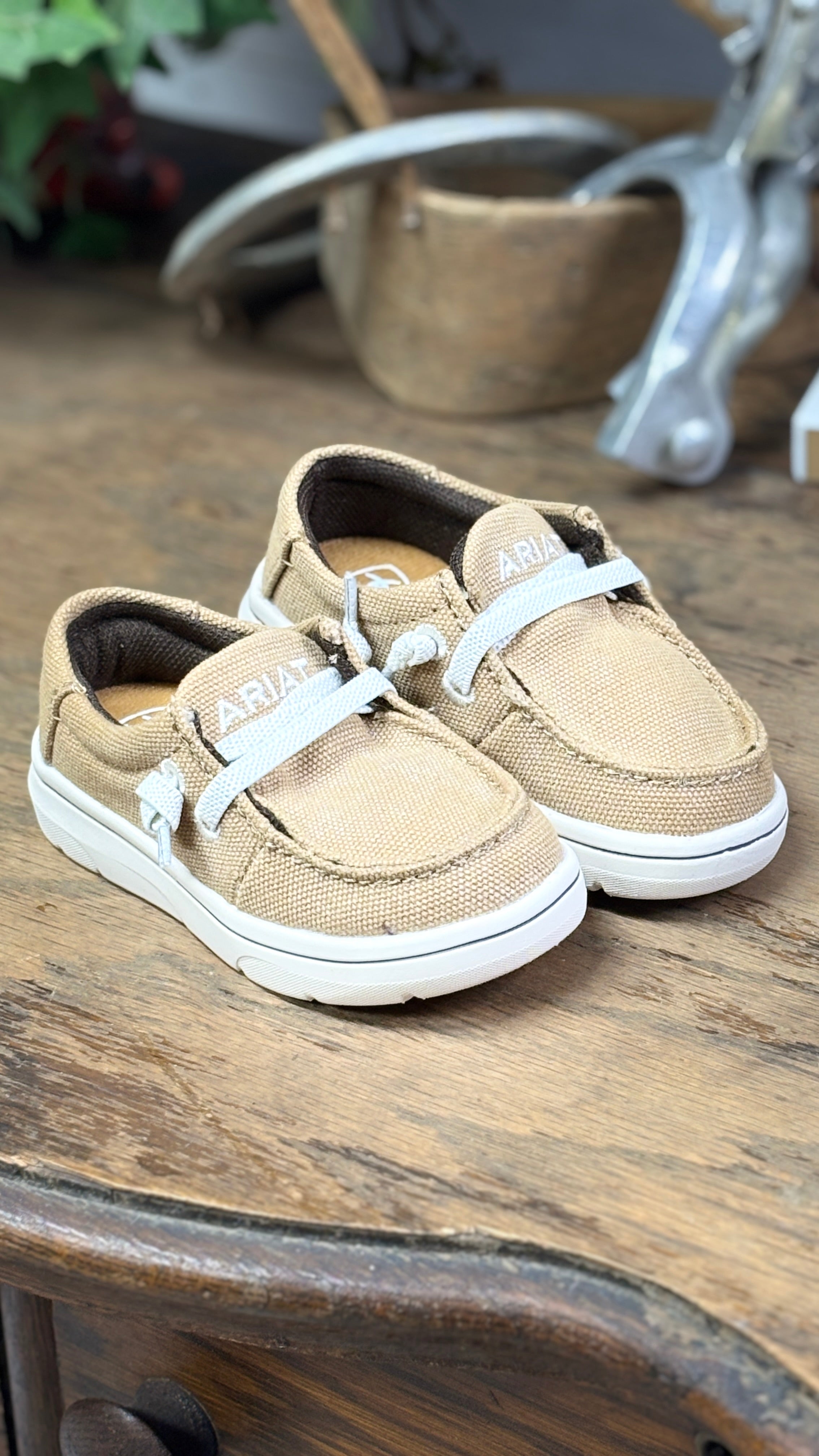 Ariat Lil' Stompers Casual Boots ~ Tan - Henderson's Western Store