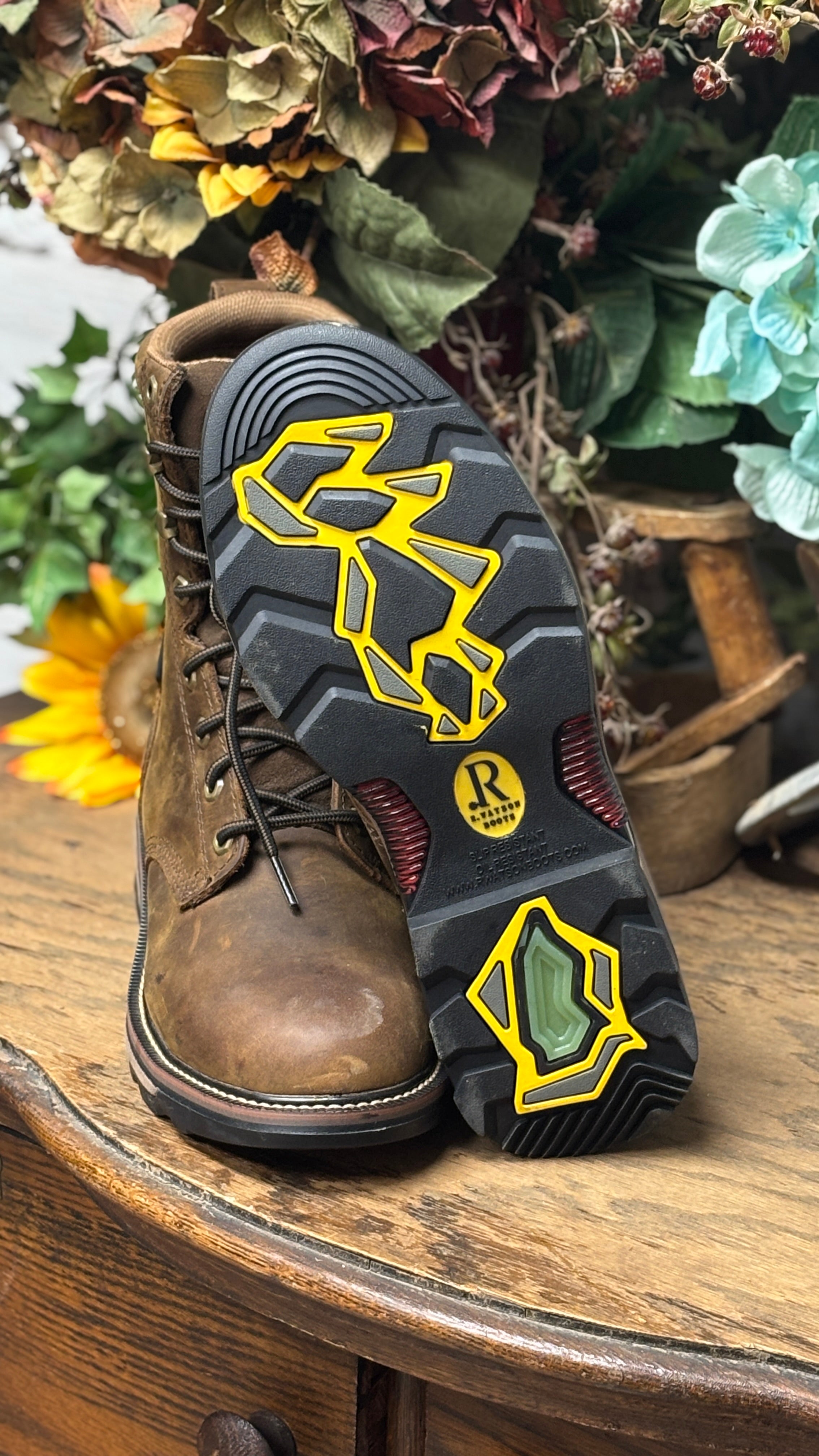 Peanut Lace Up Work Boots ~ Waterproof - Henderson's Western Store