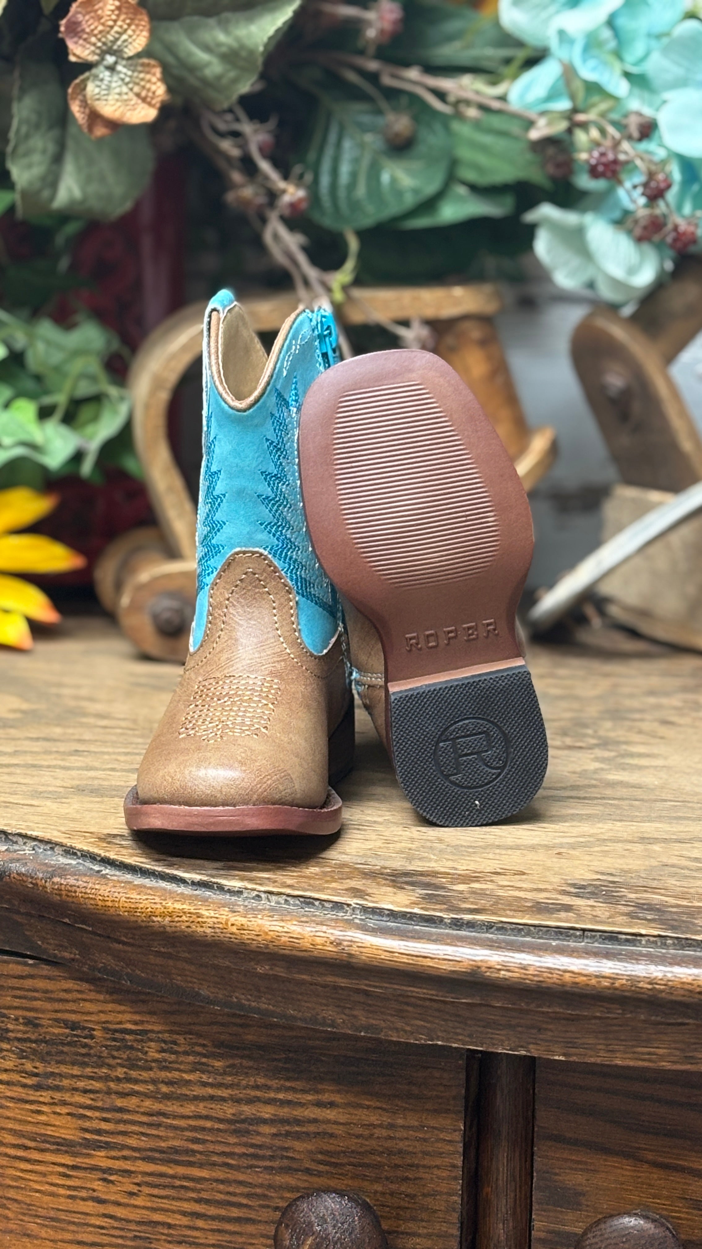 Billy Boots by Roper ~ Blue - Henderson's Western Store