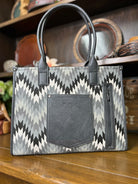 Wrangler Southwest Print Tote ~Black - Henderson's Western Store