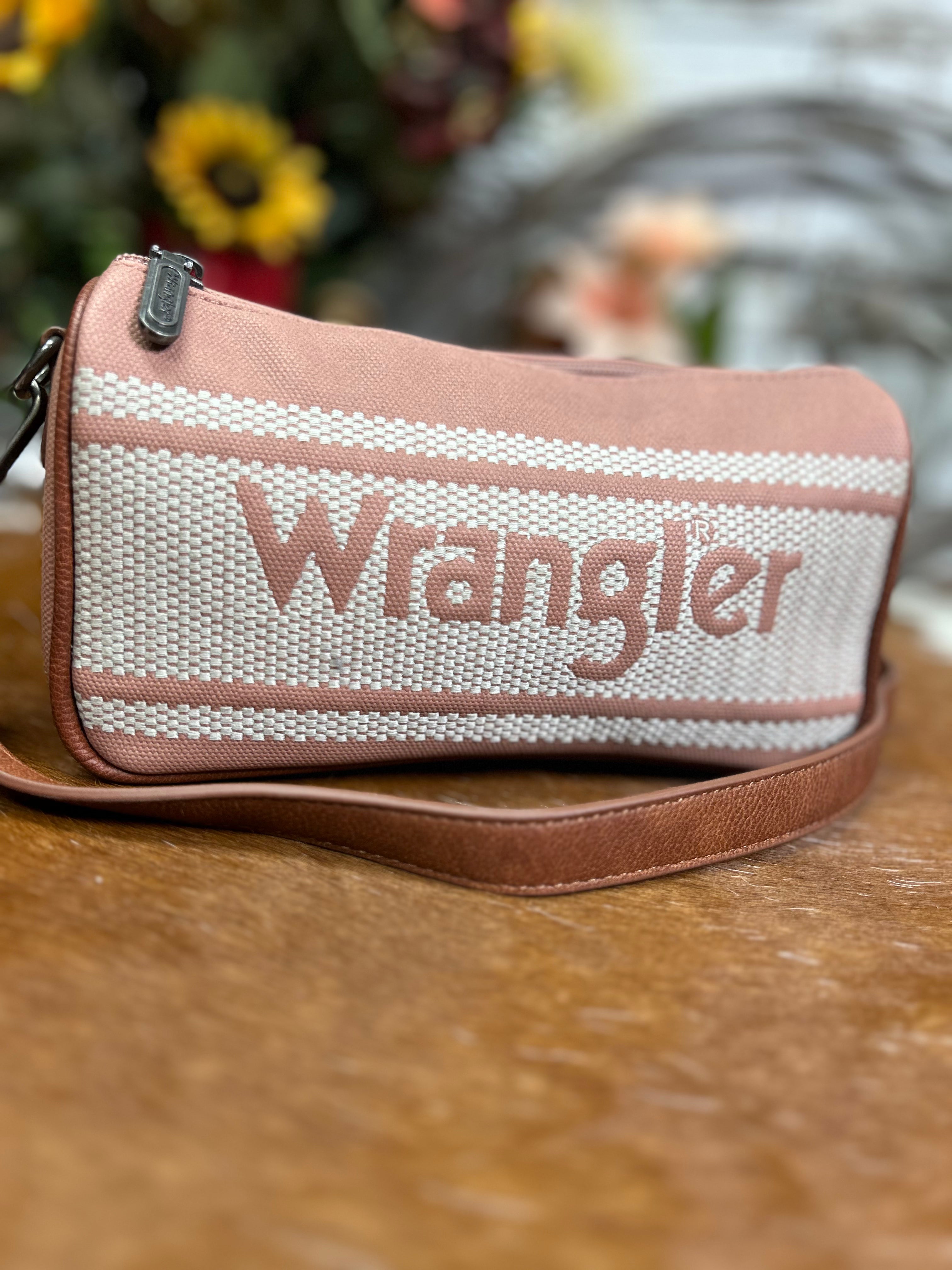 Wrangler Logo Canvas Wallet/Crossbody - Henderson's Western Store