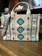 MW Aztec Print Crossbody ~ Tan - Henderson's Western Store