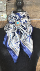 Rodeo Drive Wild Rags/Scarf ~ Blue Paisley - Henderson's Western Store
