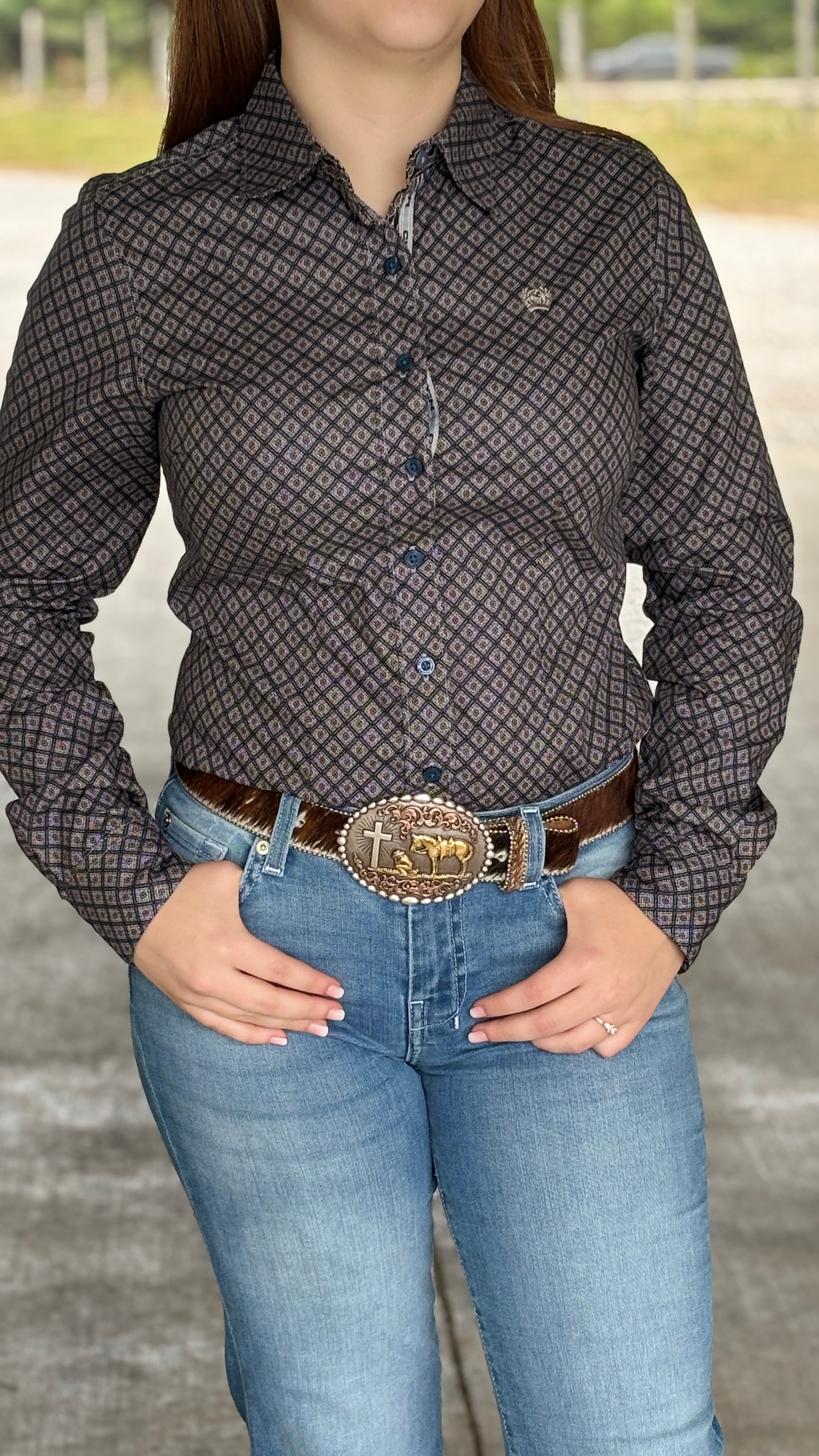 Ladies Cinch  ~ Grey Geo - Henderson's Western Store