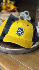 Lone Star Ropes Trucker Cap ~ Mustard/Black - Henderson's Western Store