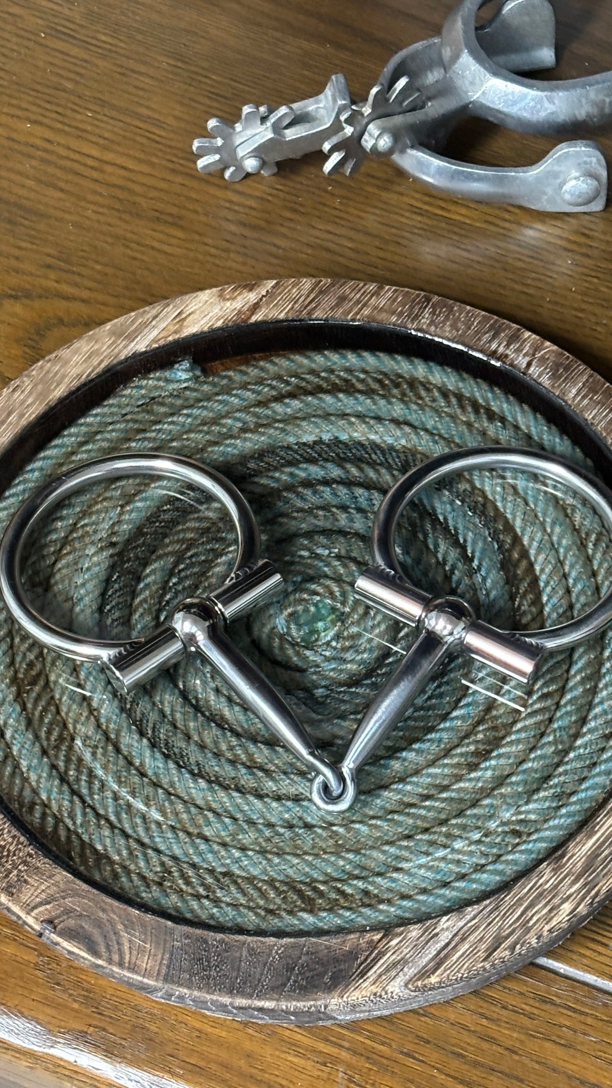 Ballhinge D-Ring Snaffle by Tom Balding - Henderson's Western Store