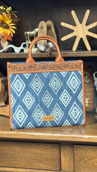 Wrangler Aztec Studded Tote/Crossbody ~ Jean - Henderson's Western Store