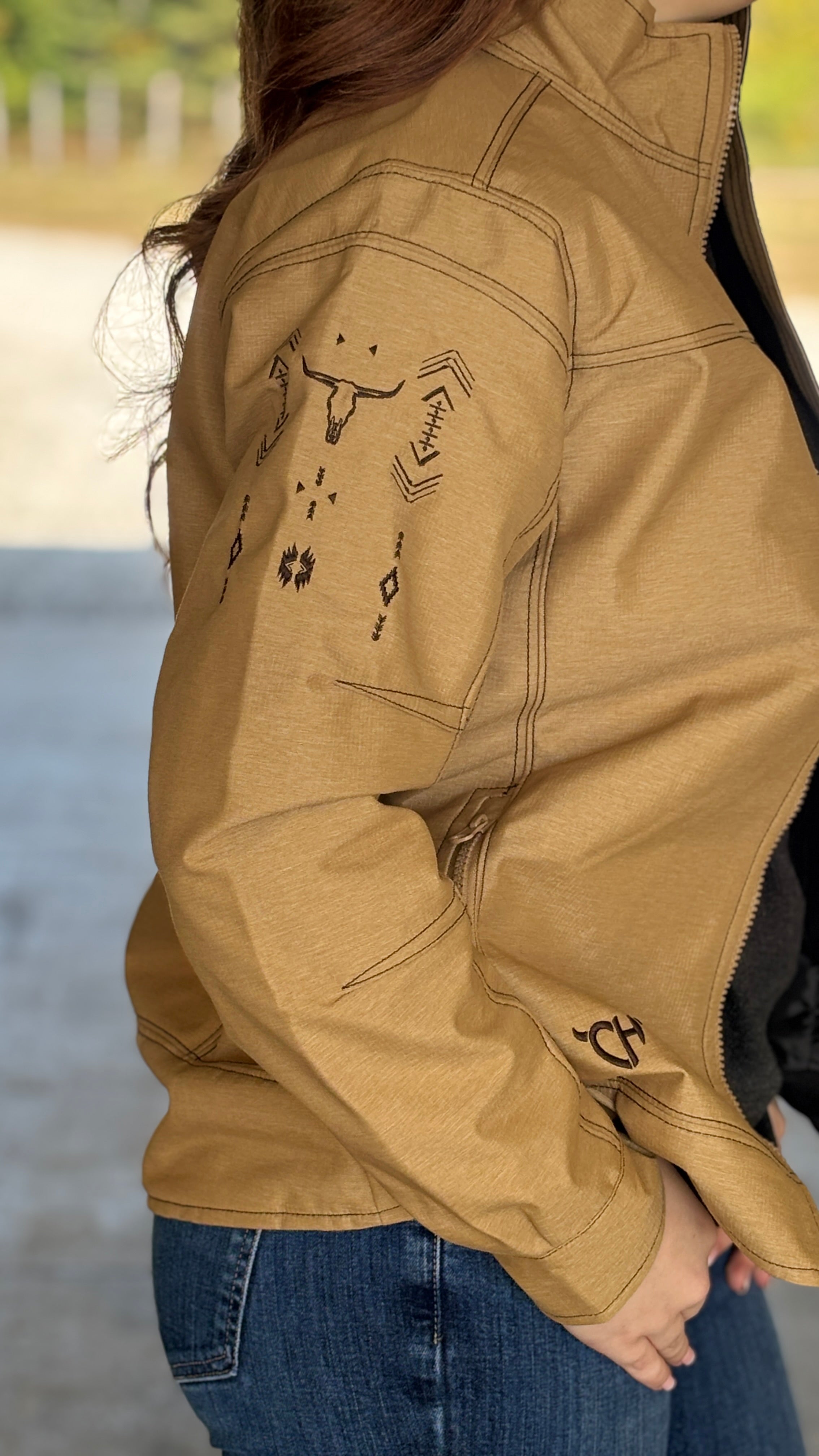 Cowgirl Hardware  Skull Aztec Jacket - Henderson's Western Store