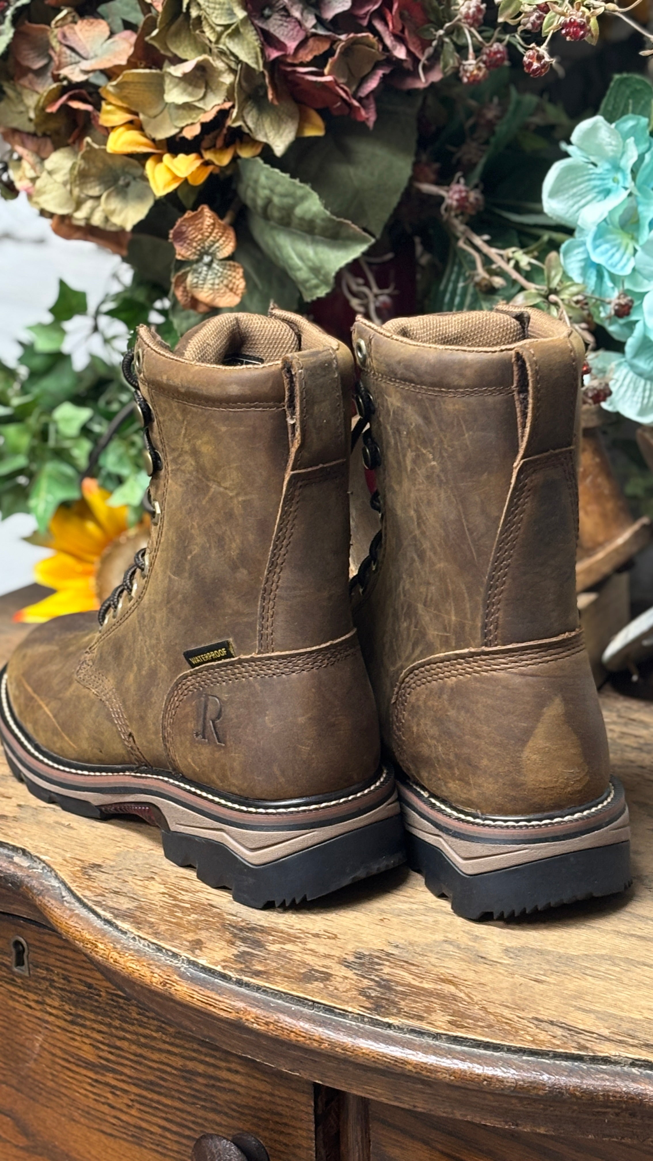 Peanut Lace Up Work Boots ~ Waterproof - Henderson's Western Store