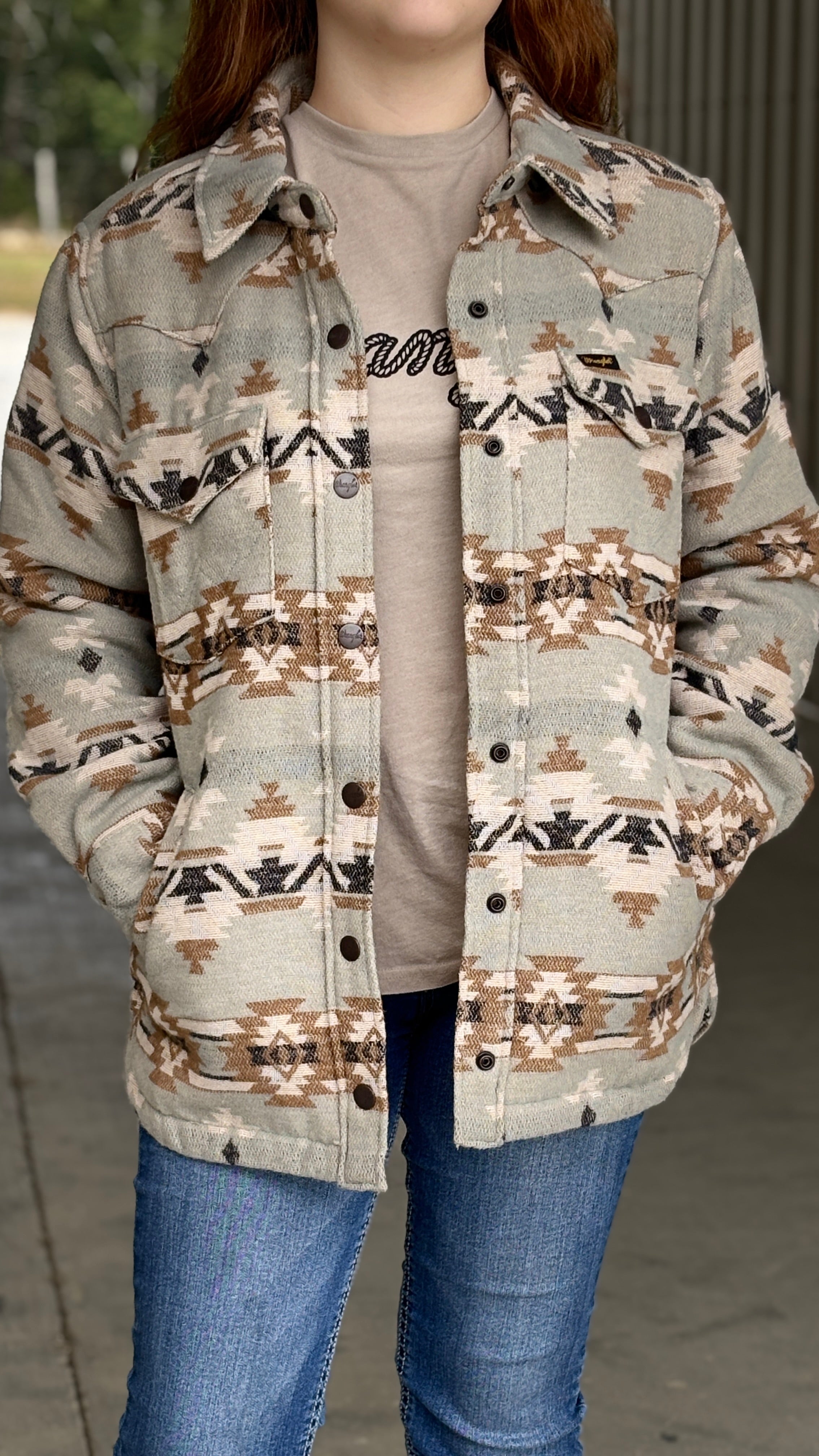 Quilt Lined Jacquard by Wrangler - Henderson's Western Store