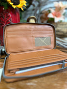 Wrangler Logo Wallet ~ Tan - Henderson's Western Store