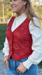 Studded Microsuede Vest by Rock & Roll - Henderson's Western Store