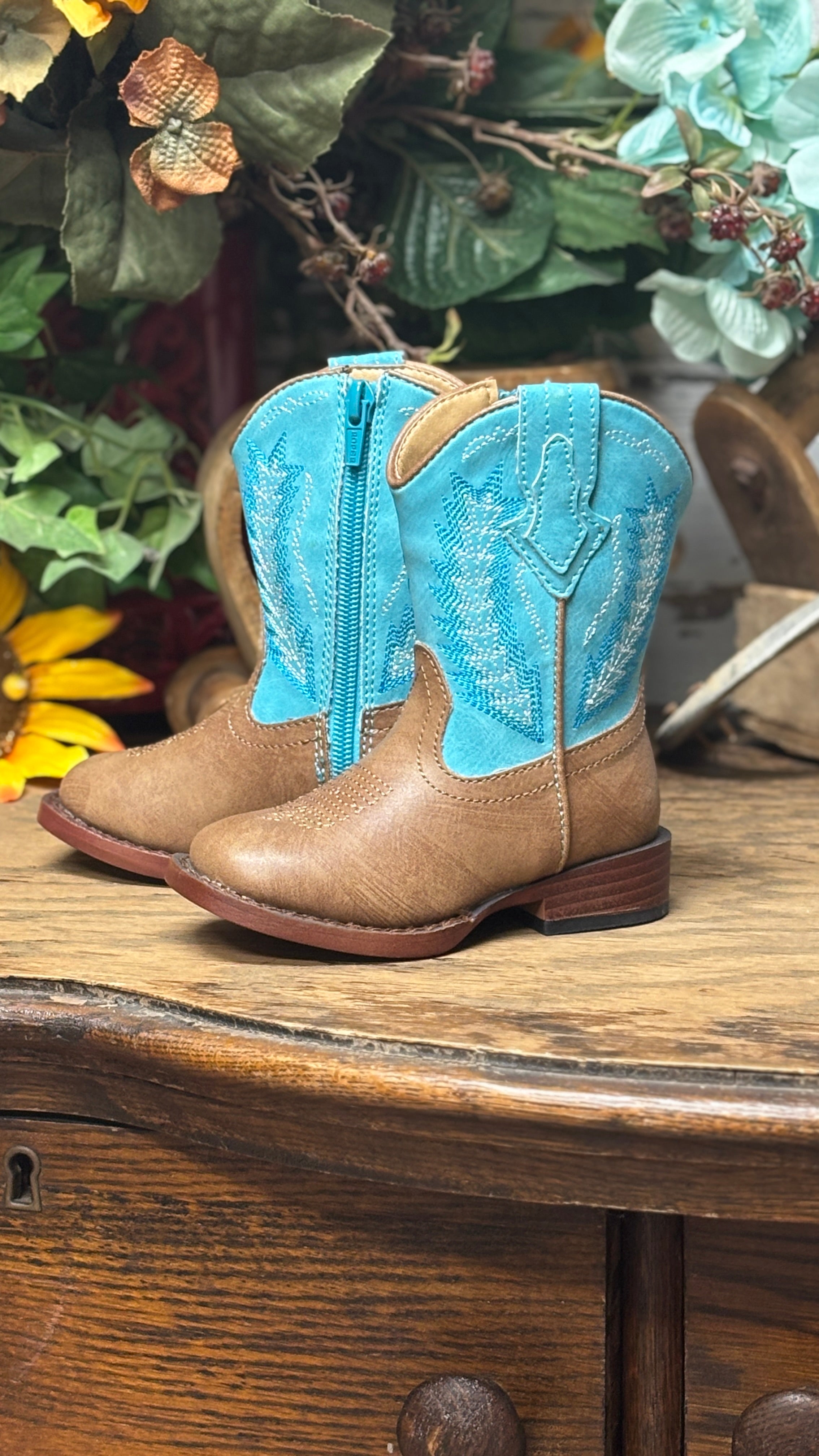 Billy Boots by Roper ~ Blue - Henderson's Western Store