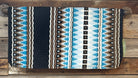 Wool Saddle Blanket ~ Blue - Henderson's Western Store