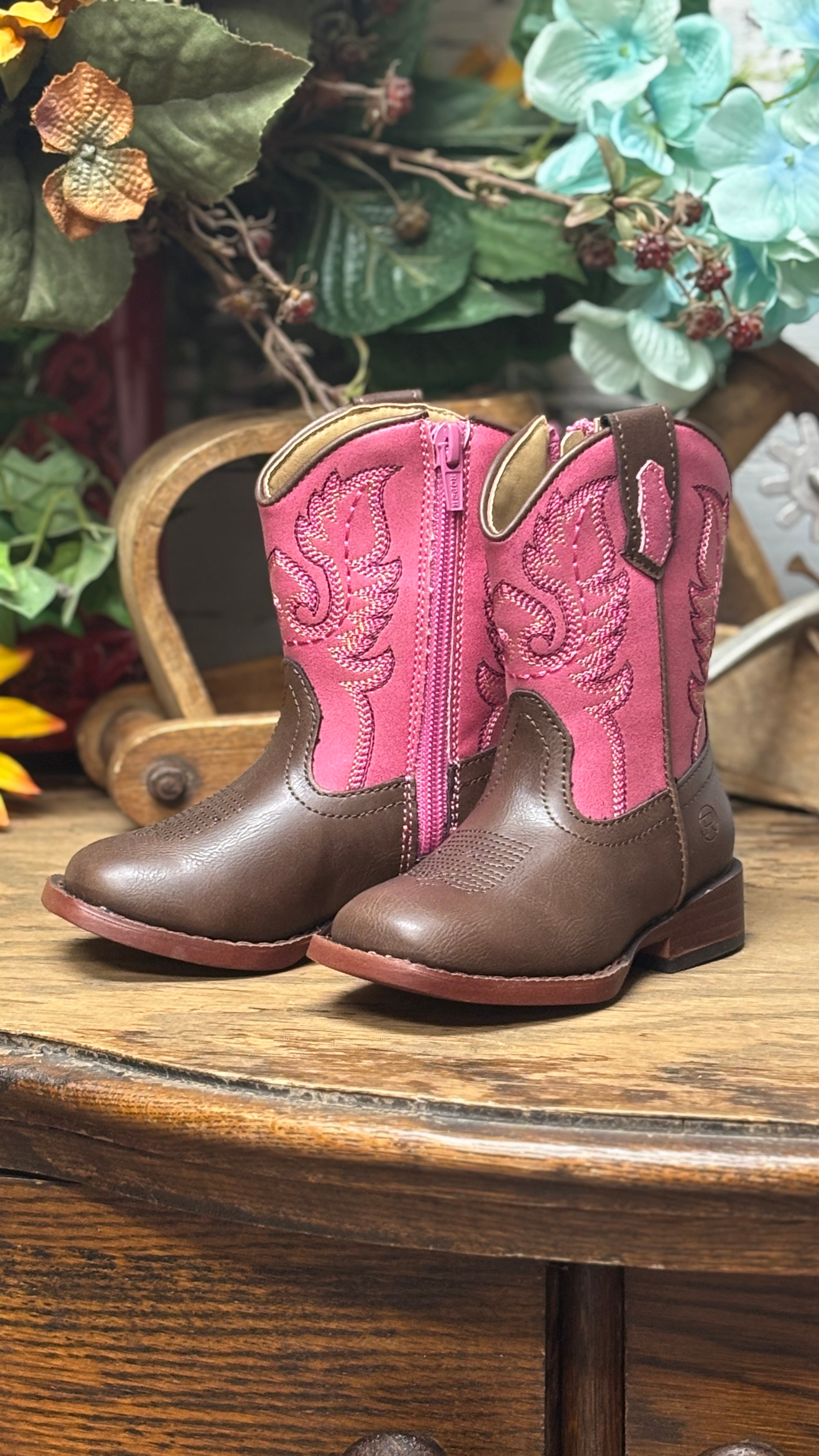 Texsis Boots by Roper ~Pink - Henderson's Western Store