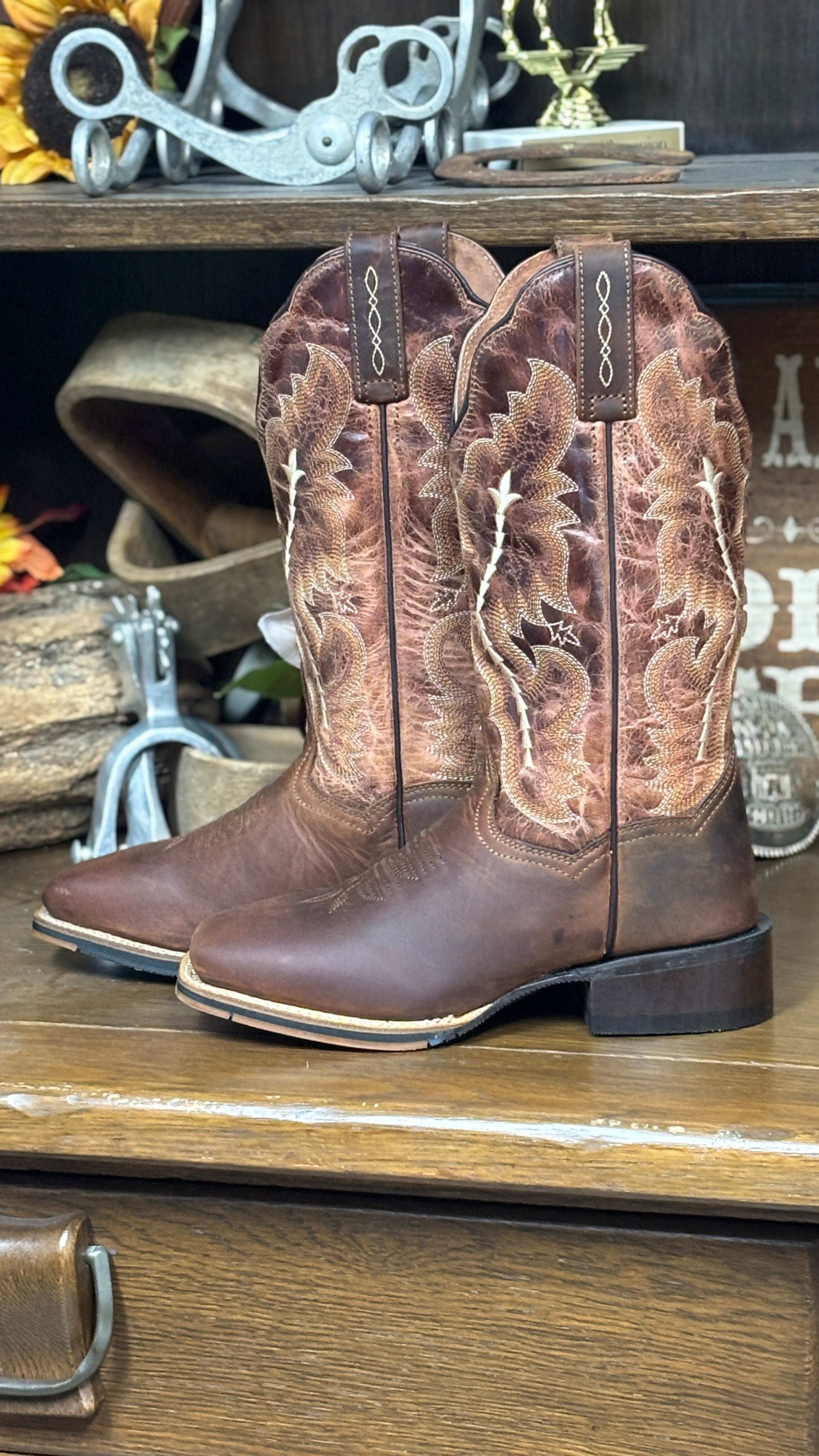 Heidi Leather Boots by Dan Post - Henderson's Western Store